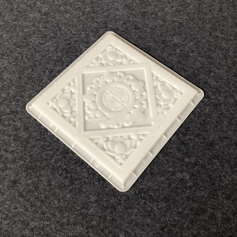 Цемент, китайский стиль, сад, сделай сам, бетон, не скользит, 3D, полый брусчатка, плесень, пластик, камень, плесень, античный, для двора, плесень, 40x40x2,5 мм