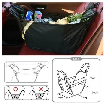 

Car Back Seat Protector Children Kids Anti Kick Mat Multi Auto Dropshipping Storage Storage With Package 1PC Pocket Bag Bag R8K3