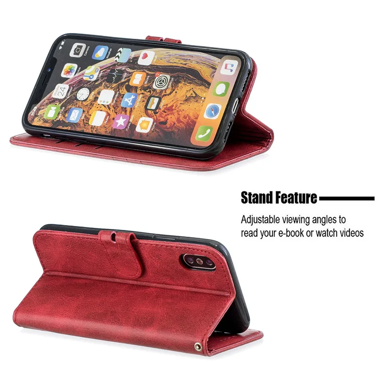 Xr Etui On for iphone X XS Max XR 10 케이스 i 전화 X iphonex SE 8 7 12 11 13 Pro 14 케이스 지갑 자기 가죽 커버 플립 Coque