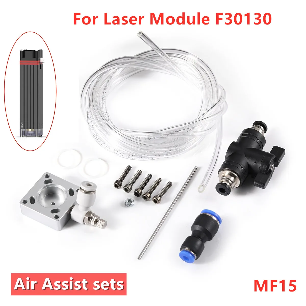 

NEJE MF15 Manual control air assist kit for NEJE F30130 laser module-1.5mpa