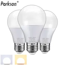 Лампада E27 светодиодный светильник лампа 18 Вт 15 Вт 12 Вт 9 Вт 7 Вт 5 Вт 3 Вт 220 в 240 В ампулы Bombillas светодиодный светильник Точечный светильник Холодный теплый белый