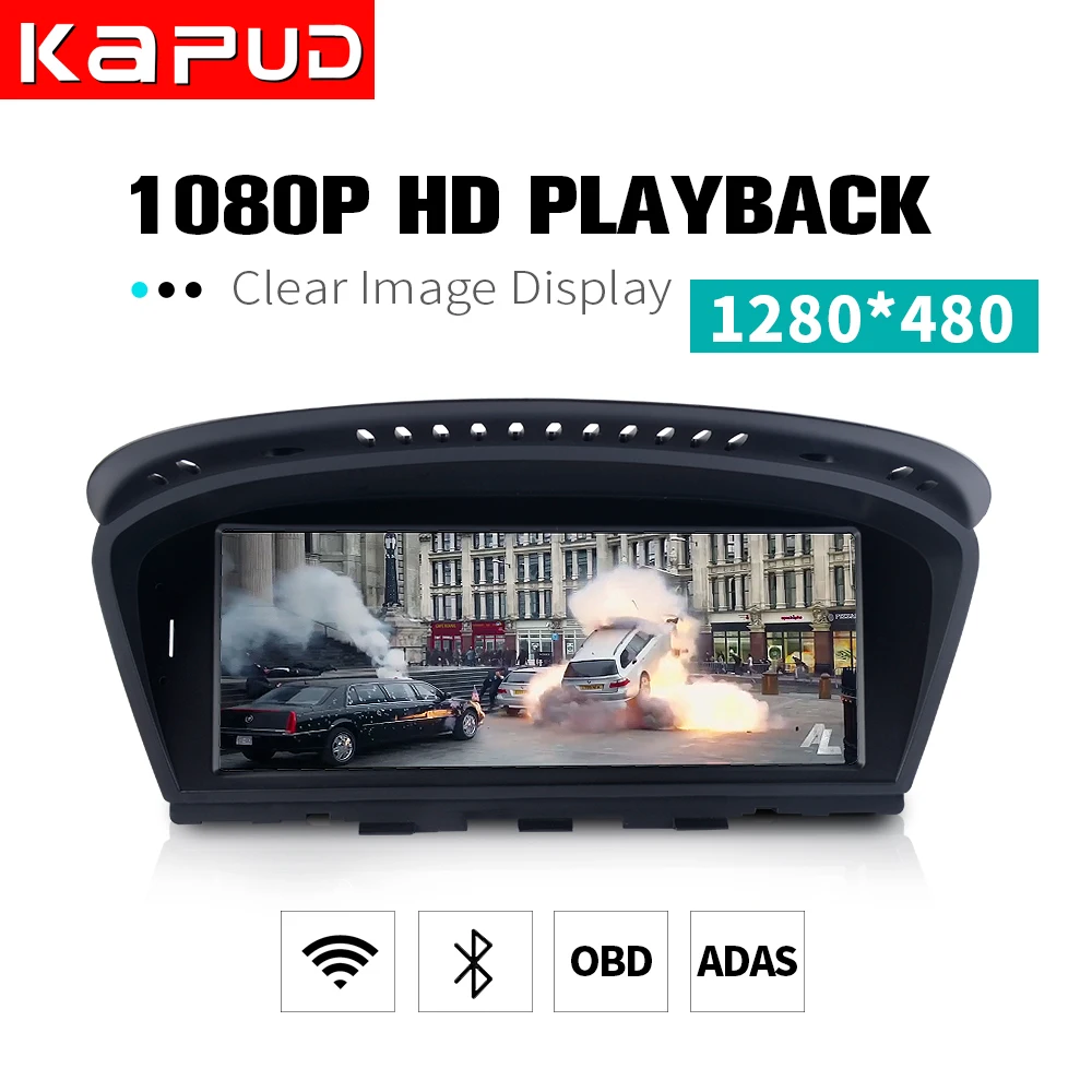 Clearance Kapud Quad Core 8.8" Android 6.0 Car Multimedia Player 4G LTE For BMW Series 5 E60 E61 E62 E63 E64 E90 E91 E92 CCC CIC Platform 3