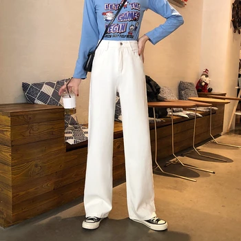 

ZOSOL 2020 New Style WOMEN'S of Jeans Women's Slimming High-waisted Drape Floor-Length Pants Loose-Fit Loose Pants