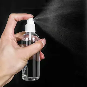 

1Pcs Refillable Bottles 100Ml Transparent Perfume Bottle Empty Bottle With Portable Sprayer Travel Cosmetic Sub-Bottle