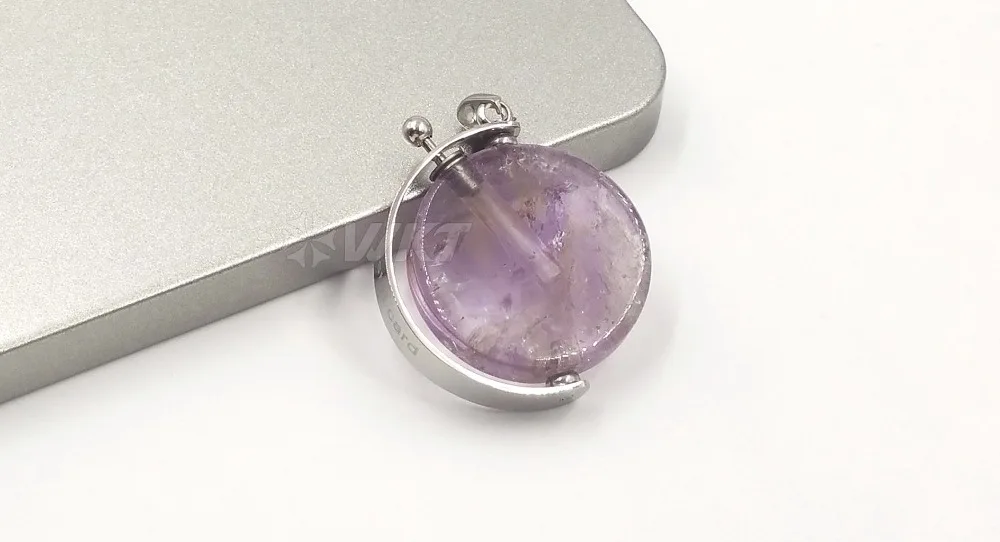 WT-P1503, Модный Круглый Золотой металлический кулон, подвеска в виде бутылочки парфюма