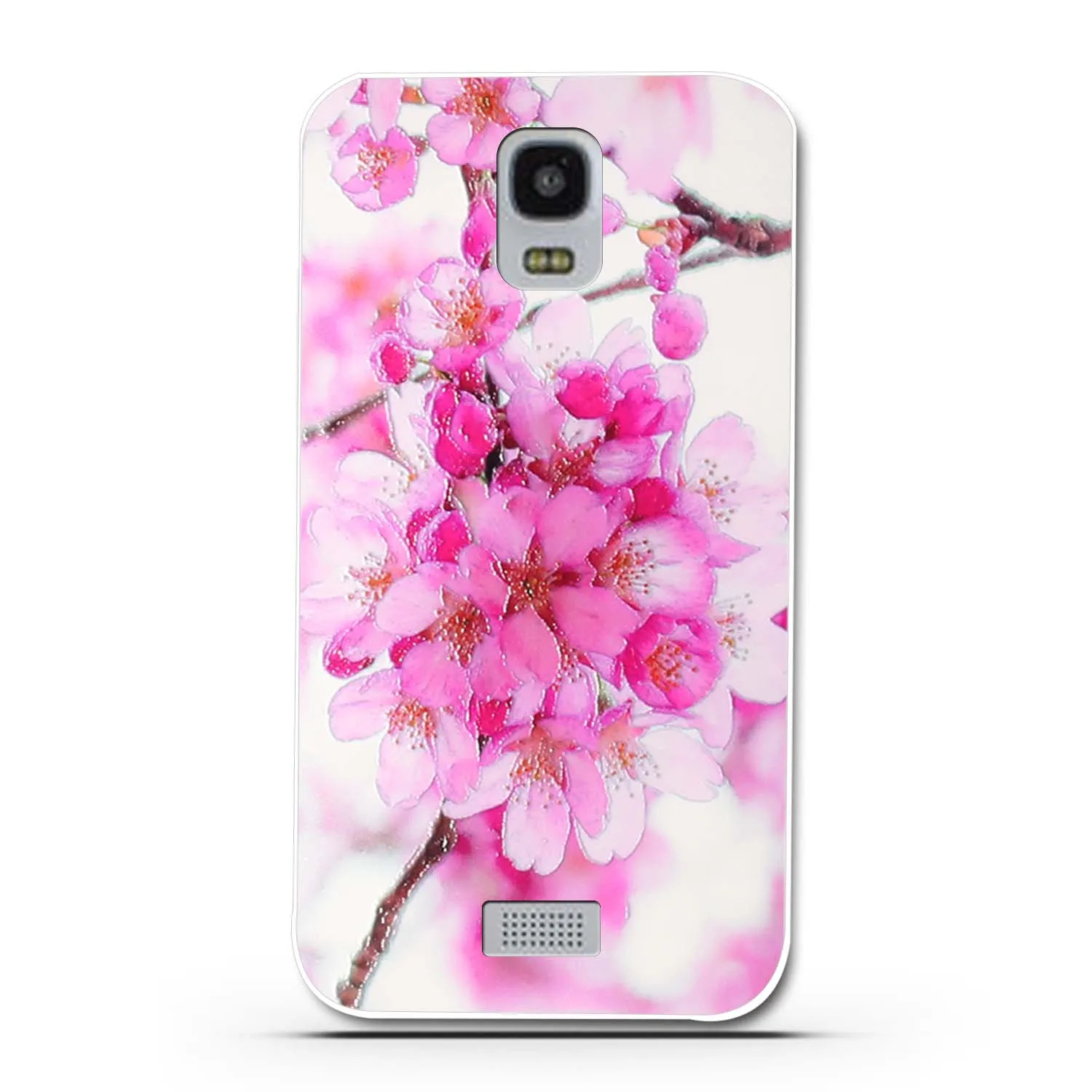 Для Huawei Y336 Y3C Чехол Ультра Тонкий Мягкий ТПУ силиконовый для чехол с цветочным