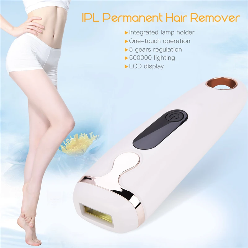 

Effect IPL Permanent Epilator 500000 Flash Laser Underarm Leg Bikini Face Hair Remover LCD Digital Smooth Skin Beauty Instrument