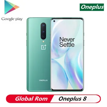 

Stock Oneplus 8 5G Smart Phone Android 10.0 6.55" 3120x1440 90Hz Snapdragon 865 8GB RAM 128GB ROM 30W Charger Android Phone