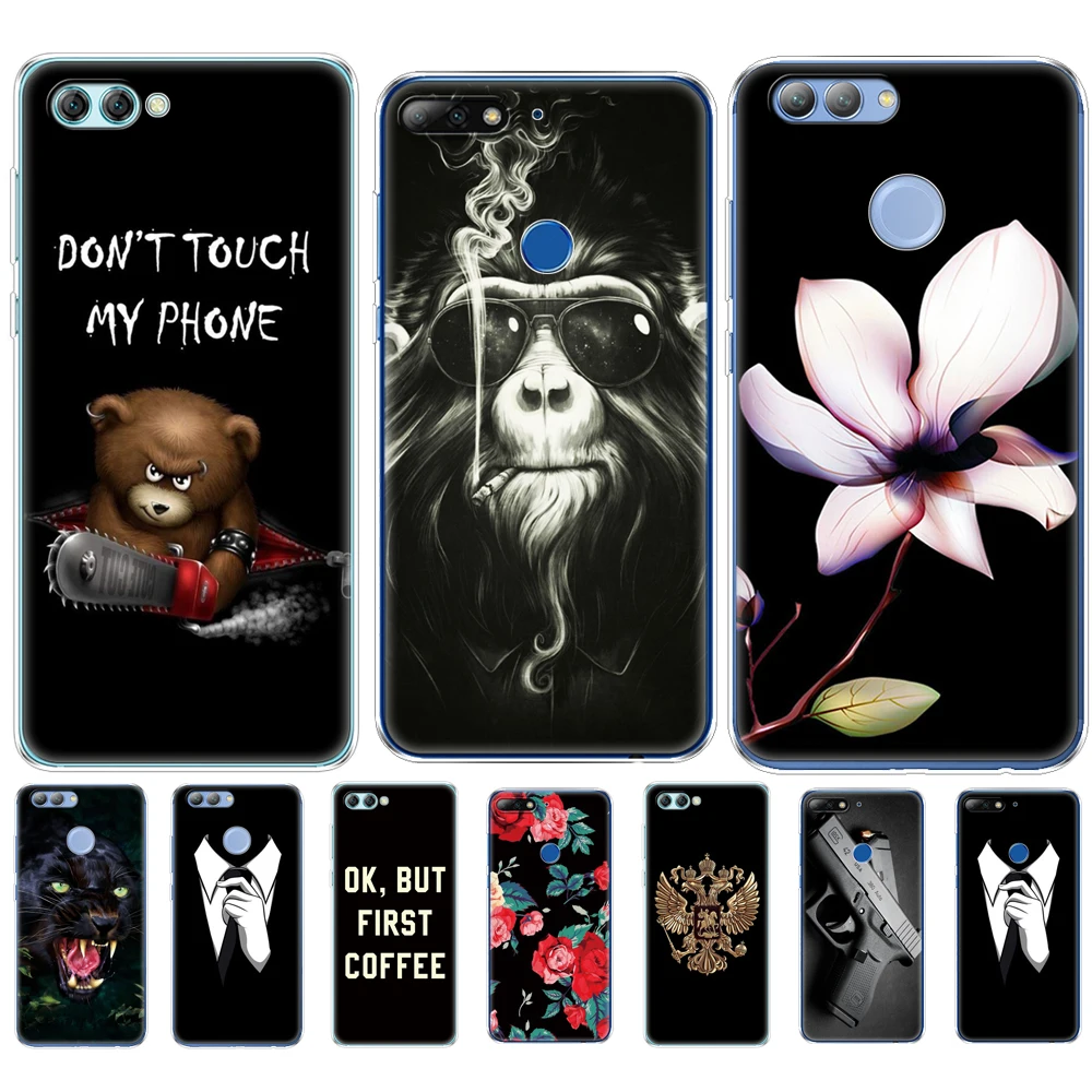 For huawei Nova 2 2s lite case soft tpu silicone back phone cover for nova plus protective printing coque bumper | Мобильные