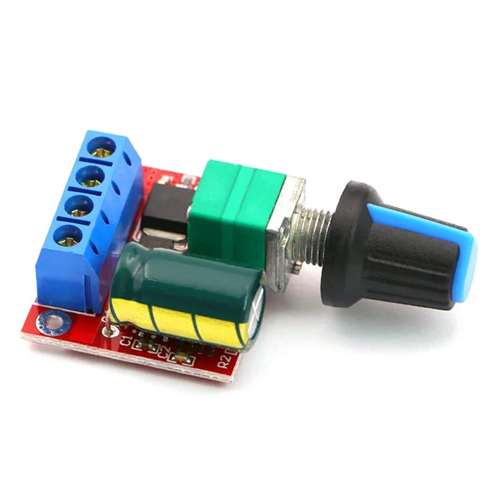 Mini 5A 90W PWM 12V Φ Модуль 4 5 V-35V Регулируемый регулятор скорости переключатель