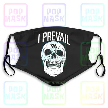 

Dust Mask with Filter Authentic I Prevail Rowdy Skull Washable Reusable Mask