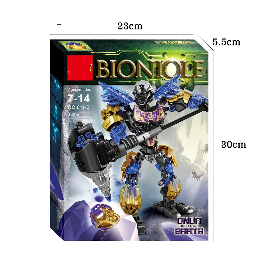BIONICLE серии 4 шт./компл. земли ледяной огненный охотника, игровые фигурки, строительные блоки, игрушки для мальчиков и совместимо со всеми самых лучших брендов, BIONICLE подарок