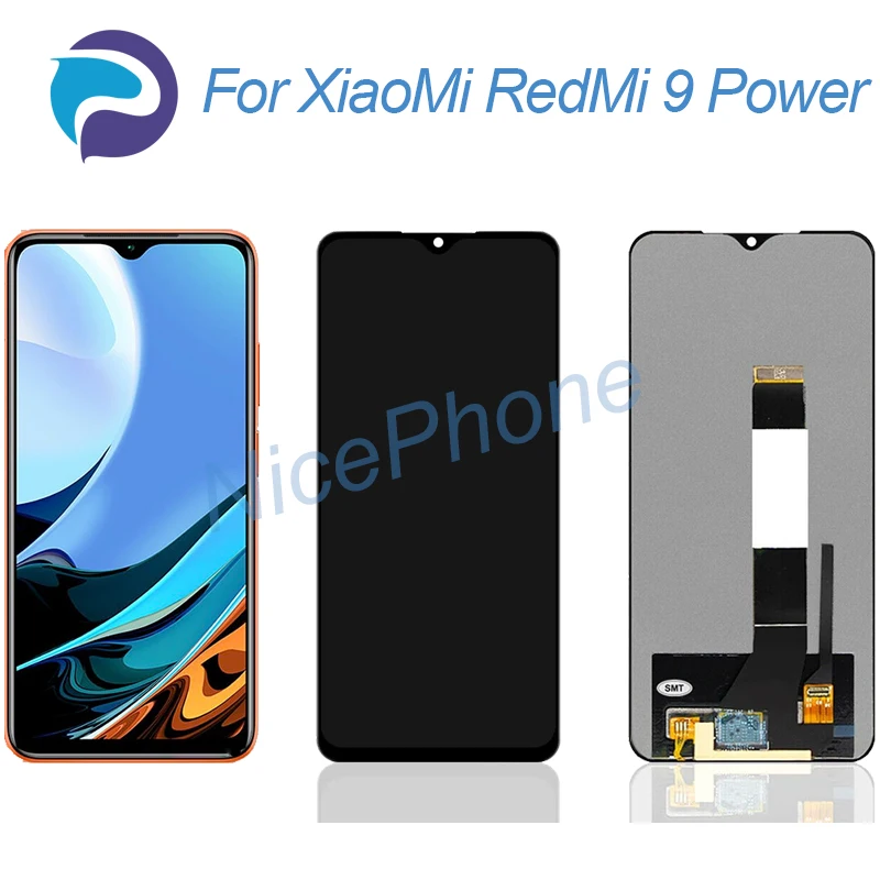 

ЖК-дисплей с сенсорным экраном для XiaoMi RedMi 9 Power, сменный дигитайзер M2010J19SI, M2010J19SL, RedMi 9 Power, ЖК-дисплей