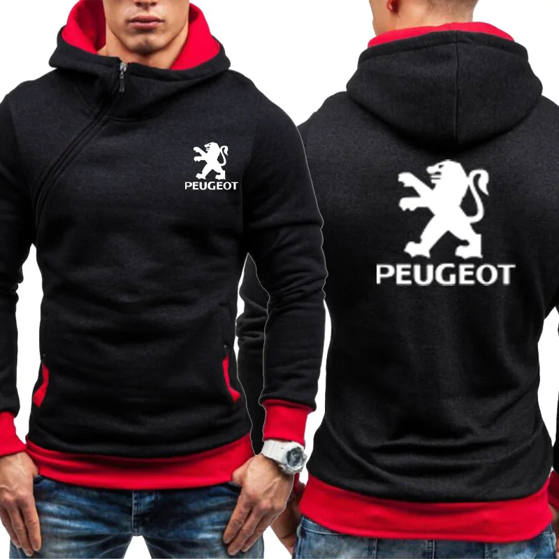 Для мужчин с капюшоном весна Peugeot Автомобильные брелки логотипом толстовки