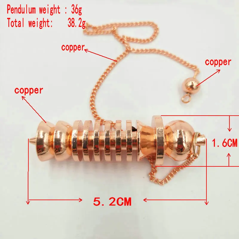 Ведьма подвеска Маятник дюбинг sciding Point Ball египетская катушка медный маятник радиестезия Подвески для изготовления ювелирных изделий