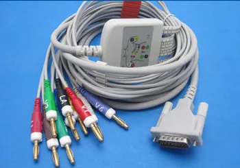 

Free shipping for Schiller ECG EKG 10-lead cable with banana 4.0 IEC TPU Compatible