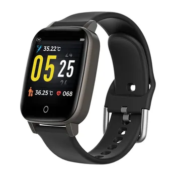 

Waterproof Sports Smart Bracelet For Android And Ios Phone Heart Rate Sports Tracker Body Temperature Test Smart Watch