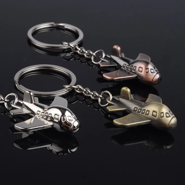 Творческие подарки, летный брелок в виде самолетика, ностальгическая модель, мини крылья, самолет, брелок для ключей