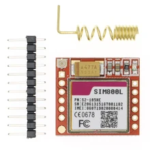 Мини маленький модуль SIM800L GPRS GSM карта MicroSIM Core Беспроводная плата Quad-band ttl последовательный порт с антенной