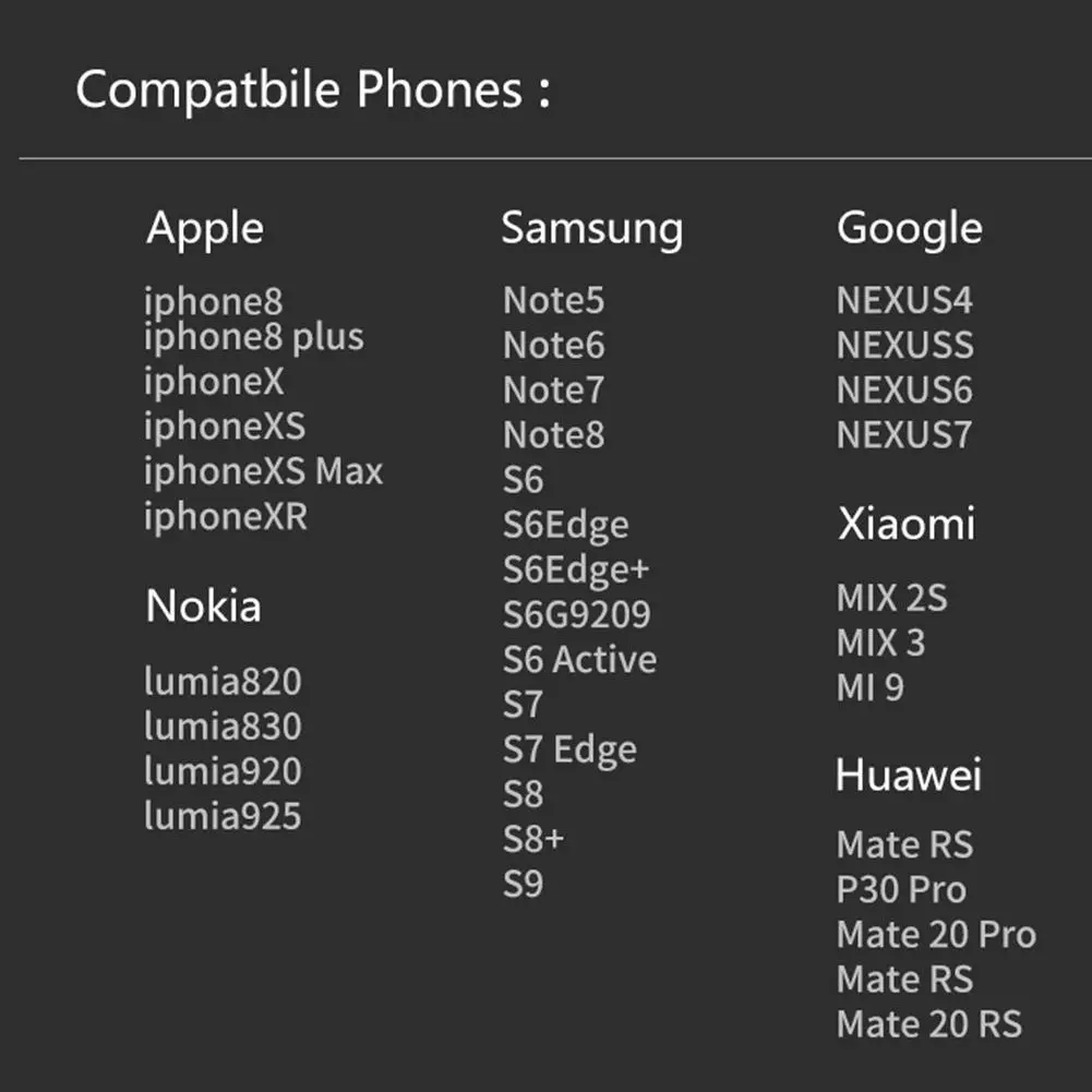 Беспроводное зарядное устройство для Iphone X 8 8 Plus, креативный цветной светодиодный ночник, прикроватный светильник, держатель для телефона