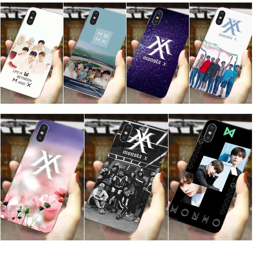MONSTA X полосы для Xiaomi Redmi Mi 4 7A 9T K20 CC9 CC9e Note 7 8 9 Y3 SE Pro Prime Go Play задняя крышка