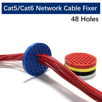 

Category5/Category 6 Network cable Comb Machine Wire Harness Arrangement tidy tools for computer room 48 Wires Multi Color