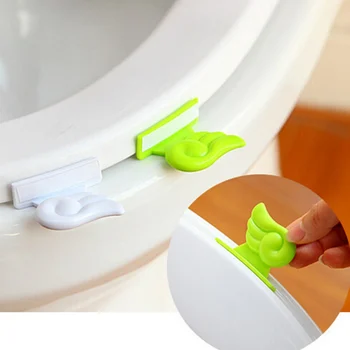 

Bath Seat Toilet Cover Lifters Bathroom Clamshell Lid Lifter Manual Toilet Cover Lifting Bathroom Seat Holder Accessories #y