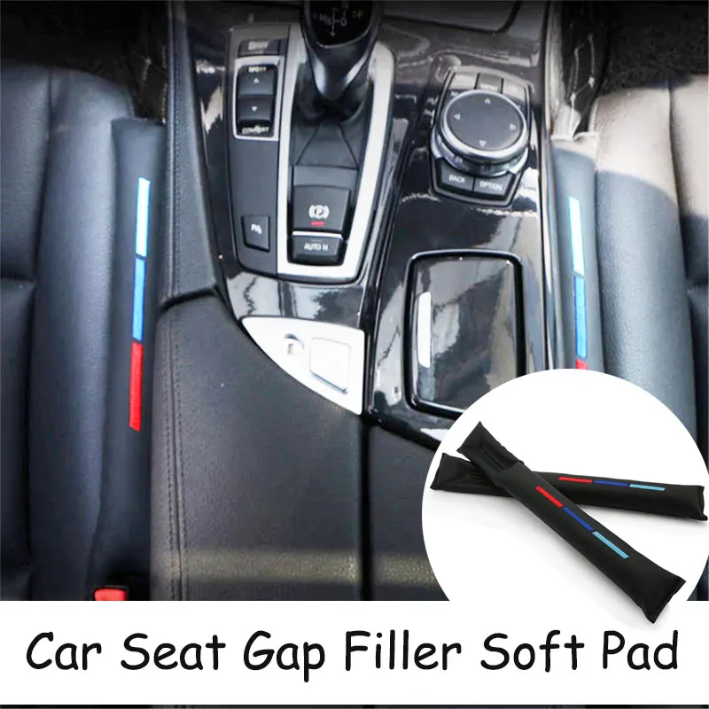 

2pcs Car Seat Cushion Crevice Gap For BMW E90 F10 F30 E60 X3 X5 X6 E92 M3 M5 M6 Z4 E61 E93 E63 F15 Car Seat Gap Filler Soft Pad