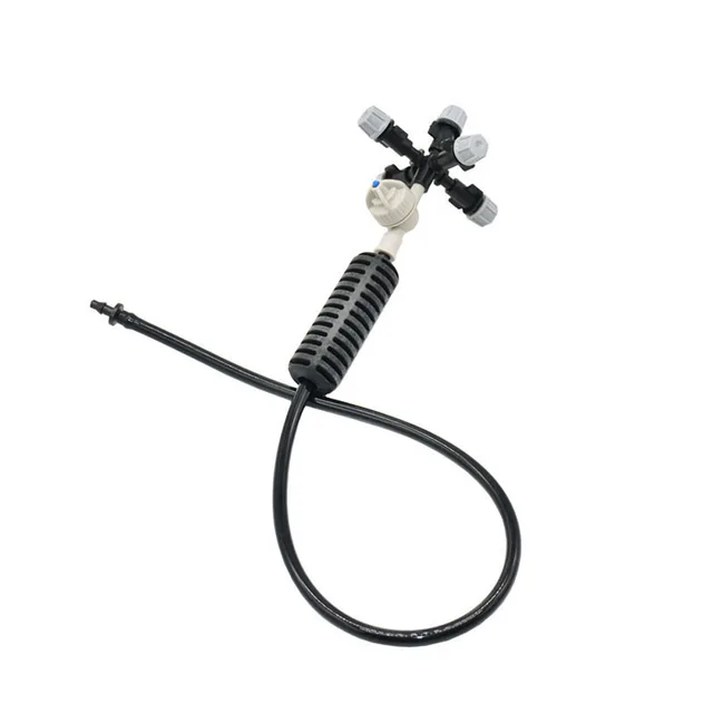 Hanging cross mist sprinkler anti drip misting nozzle water spray greenhouse nozzles for cooling 1set 5