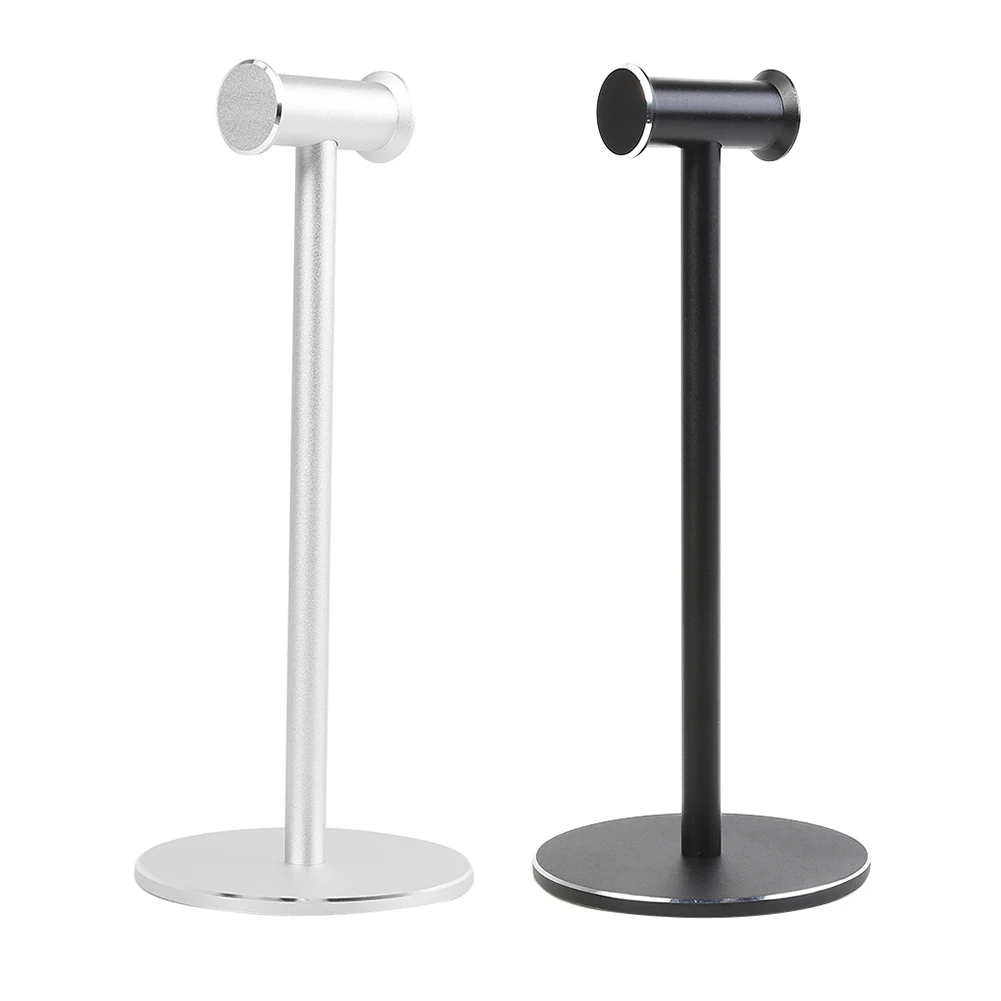 Portable Aluminum Alloy Headphone Desktop Stand Hanger Head Mounted Hook Non slip Earphones Display Holder Accessories