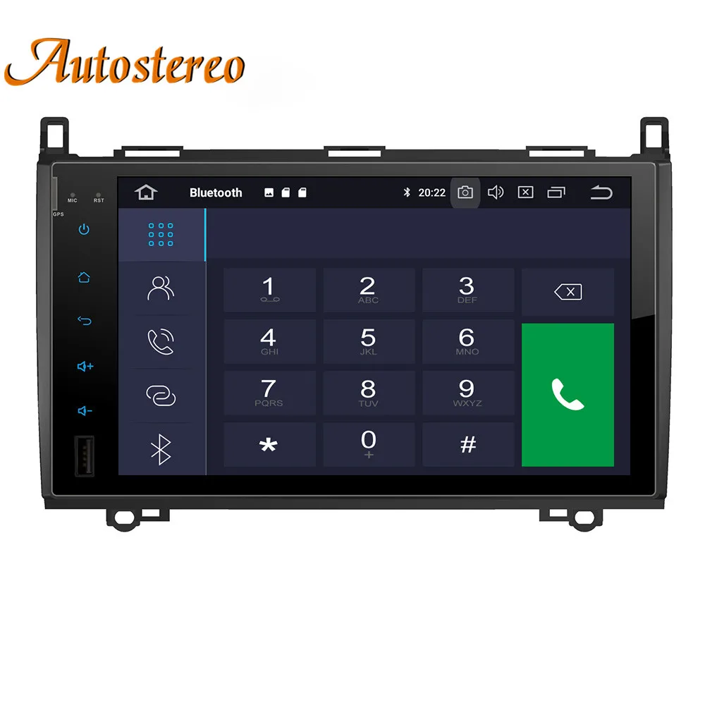 Perfect DSP Android 9 64GB No Car DVD Player GPS navigation For Mercedes Benz Sprinte B200 Vito Viano W469 Auto Radio Multimedia player 8