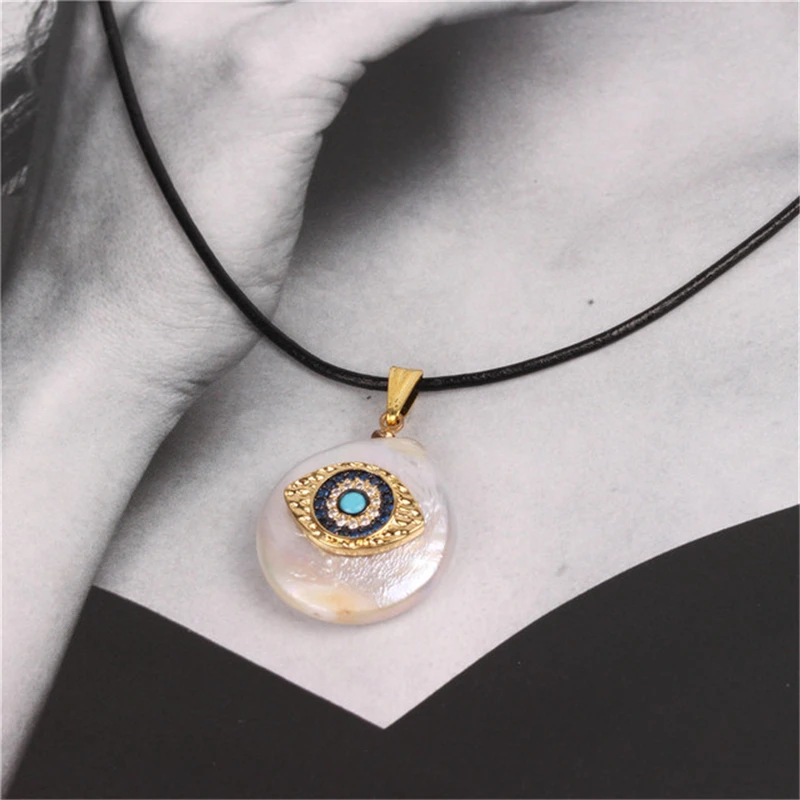 Женское Ожерелье с жемчугом Lucky Eye вечернее колье-чокер неровным 2020 | Украшения и