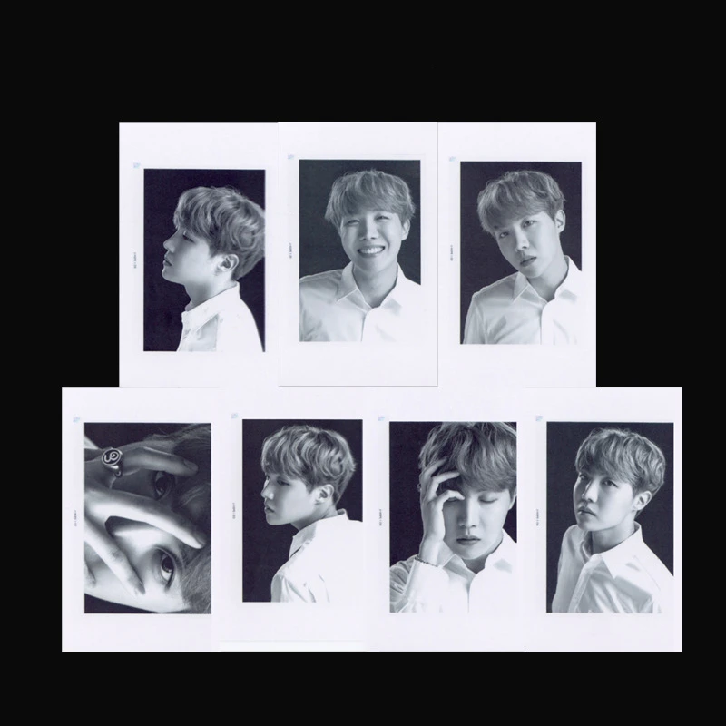 KPOP Bangtan мальчик альбом воспоминания о ломо карты V SUGA сделано бумага фото лампа карты плакат HDPhotocard 3RD 5TH LOVE YOURSELF AllCard - Цвет: jhope