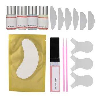 

Quality Professional Eyelash Perming Kit Eyelash Lifting Curling Set With Perming Agent Fixing Paste & Liquid Cleaning Solution