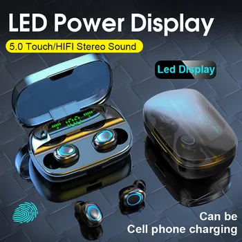 

Bluetooth Earphone Sport Gaming Headset in ear Earbuds Wireless Earphones With Microphone 3500mAh Charging Case For Mobile Phone