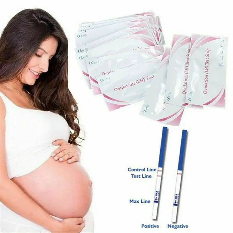 50x kobiety LH papier testowy owulacji pasek moczu predyktor płodność kij prywatny