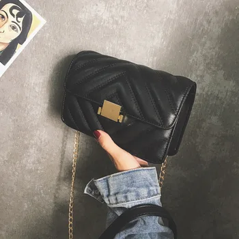 

2020 ladies fashion shoulder bag Korean version of the temperament new net red simple messenger chain bag
