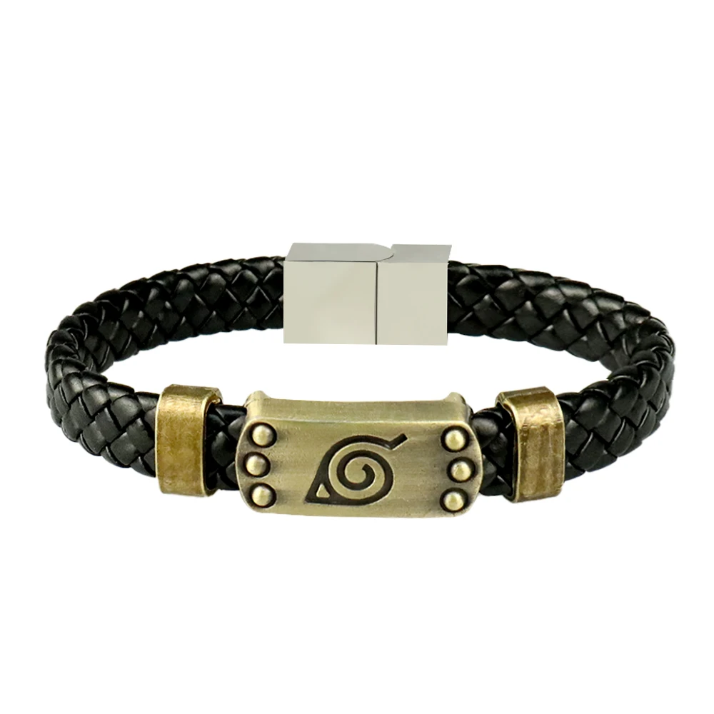 

Naruto Headband Bracelet Anime Cosplay Akatsuki Uchiha Itachi Vintage Jewelry Gifts