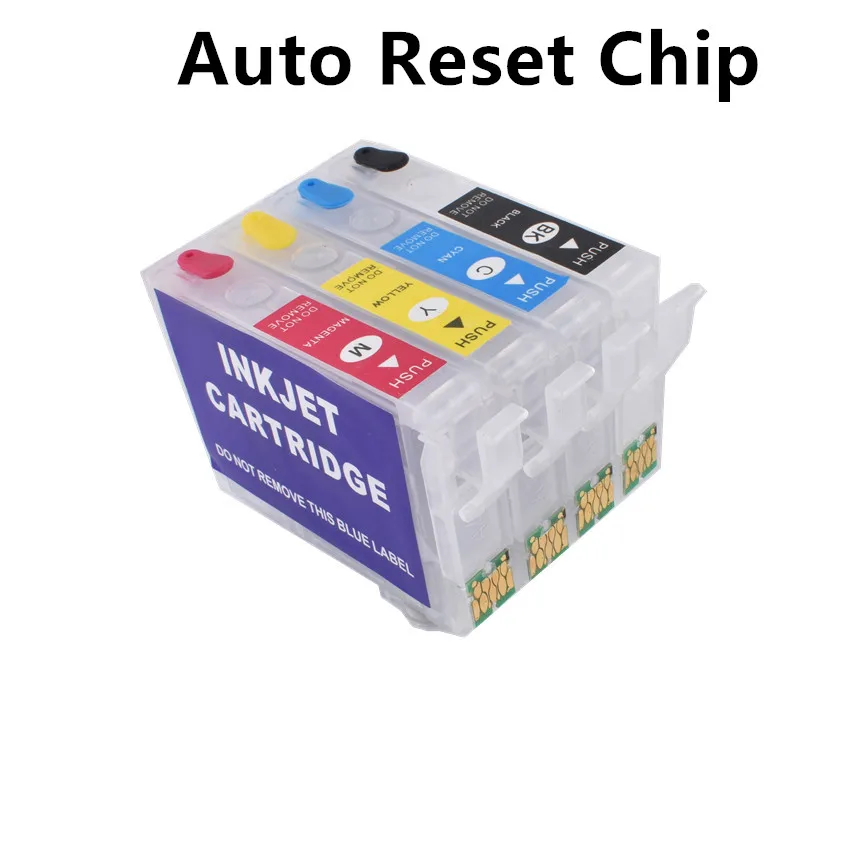 Cartucho de tinta recargable 603XL 603, Chip de reinicio automático para  Epson XP-4100/XP-4105 WorkForce WF-2810/WF-2830/WF-2835/WF-2850 -  AliExpress Ordenadores y oficina