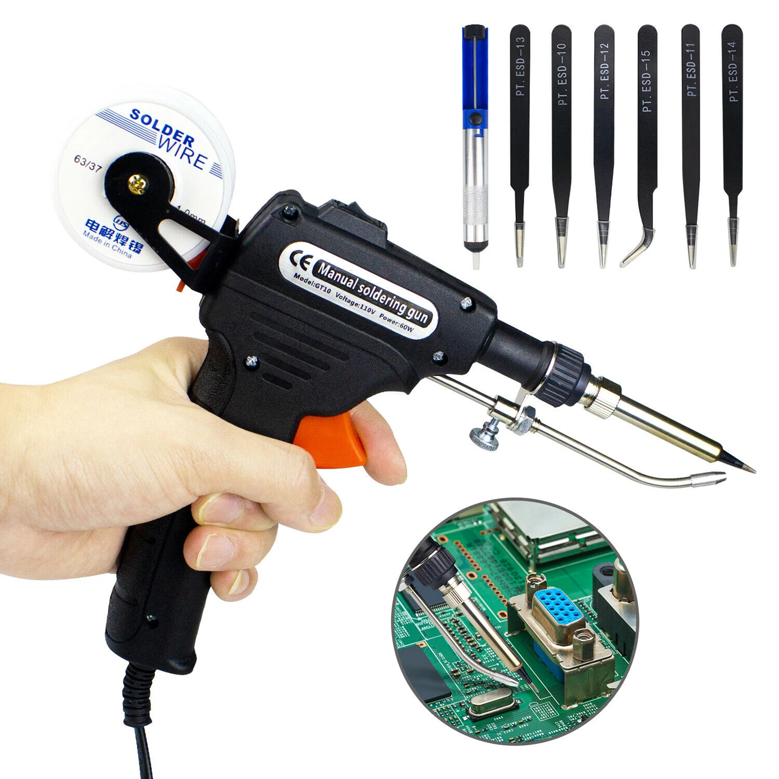 60W 9 In 1 Soldering Iron Kit Reign Electronics