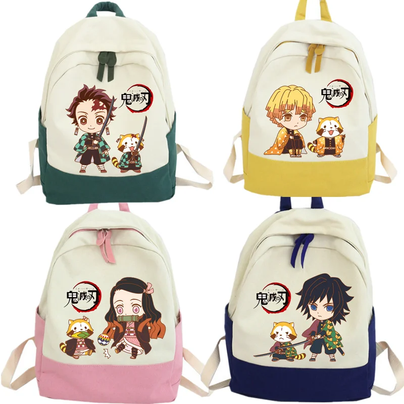 Limited Edition Nezuko Backpack Cosplay Anime Schoolbags New 2022 Demon