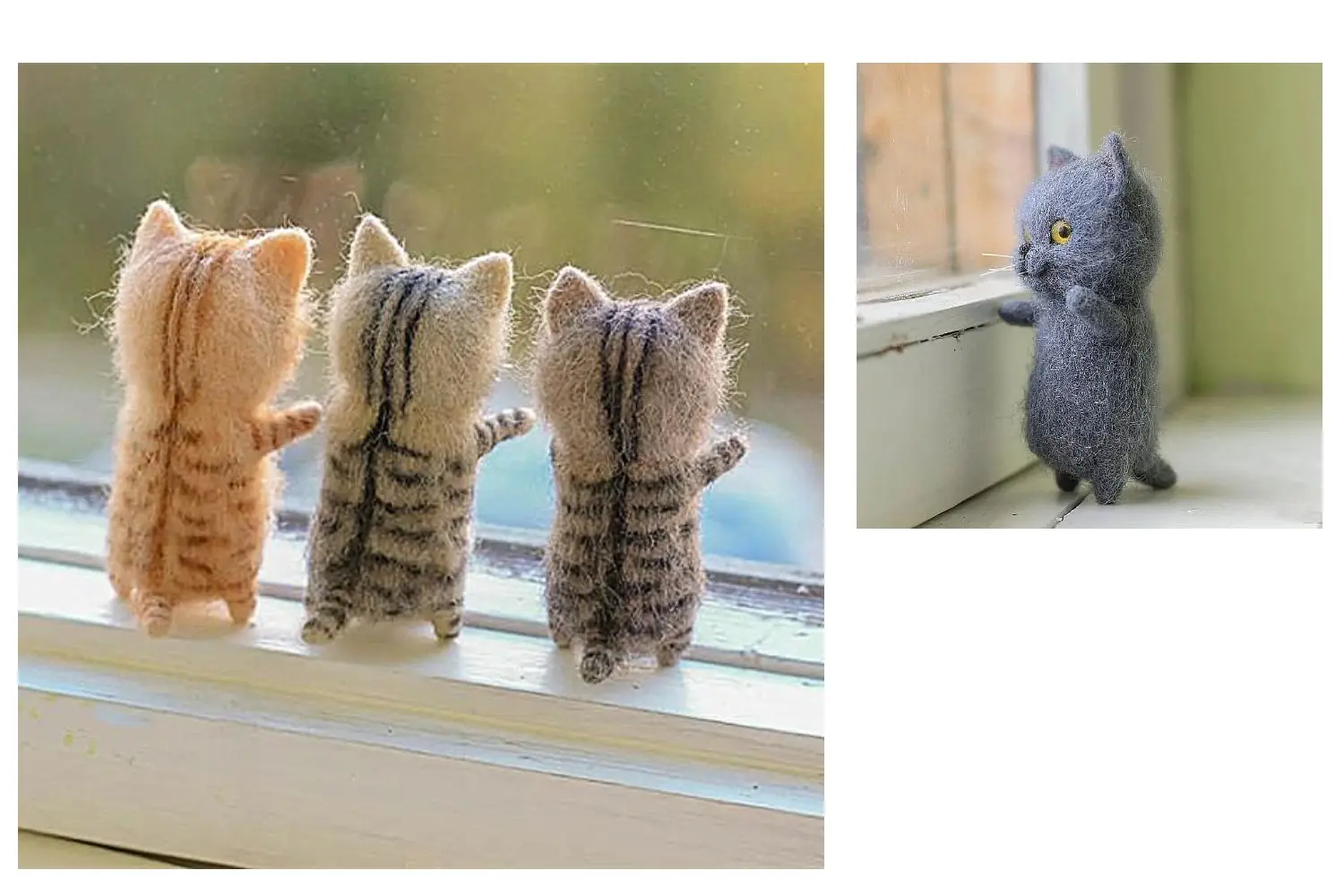 Needle Felt Cat Kit