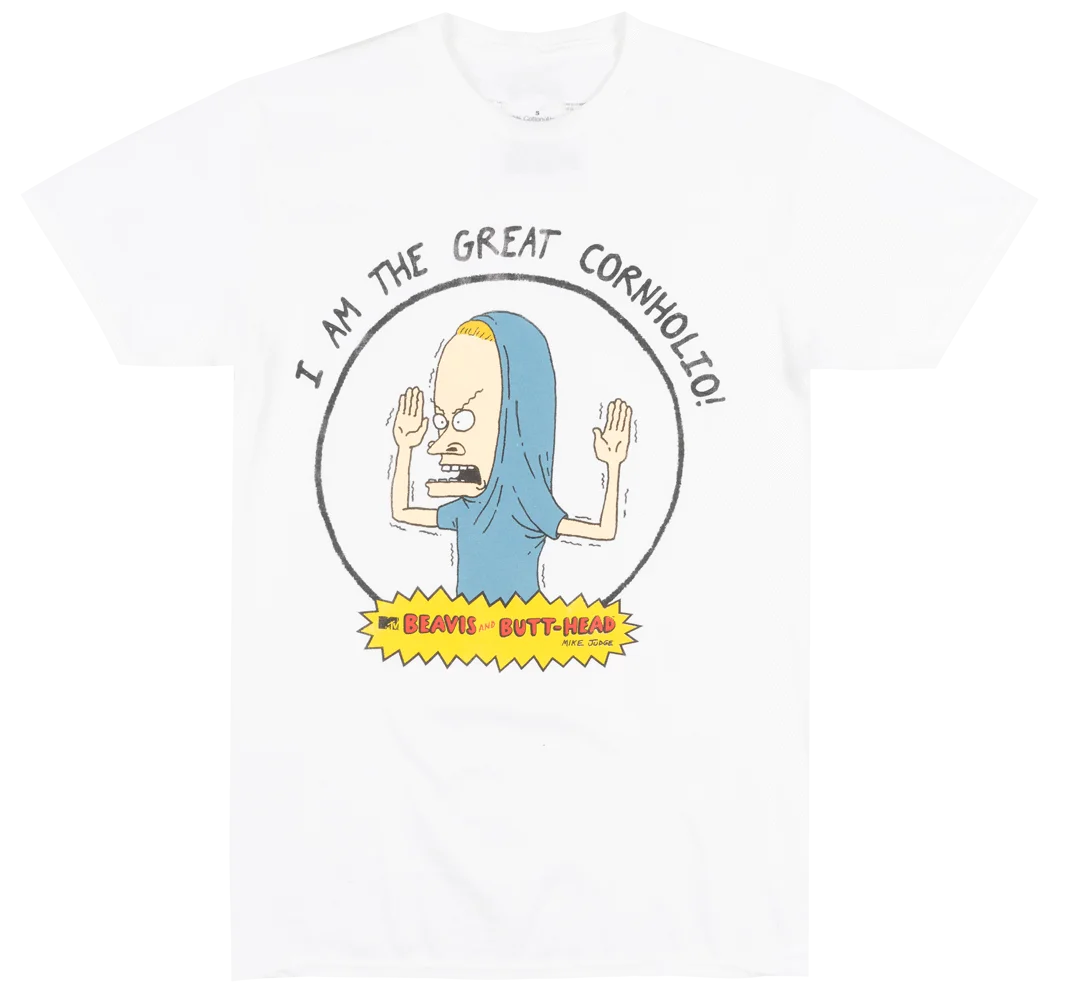 Beavis And Butthead The Great cornalio Футболка белая мужская мультфильм ТВ футболка бесплатная