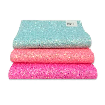 

DIY hairbow decoration chunky Grade 3 Glitter leather fabric sheet