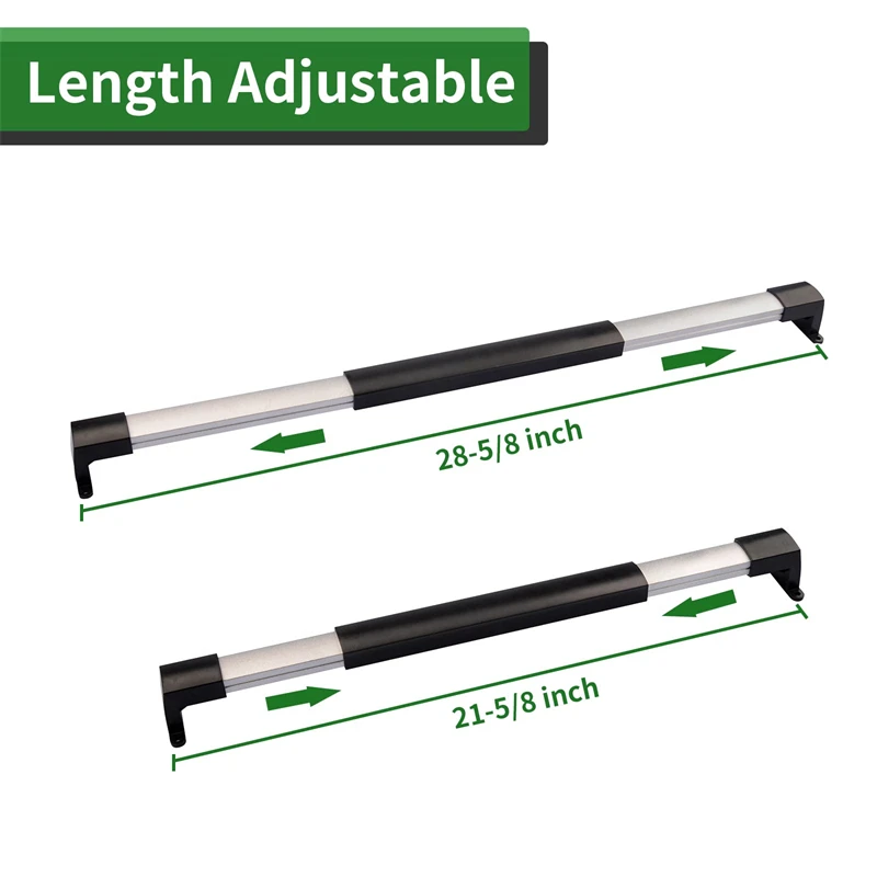 RV Screen Door Cross Bar Handle Adjustable from 21-5/8 Inch to 28-5/8 Inch with Sturdy And Secure Non-Slip Grip RV Modification