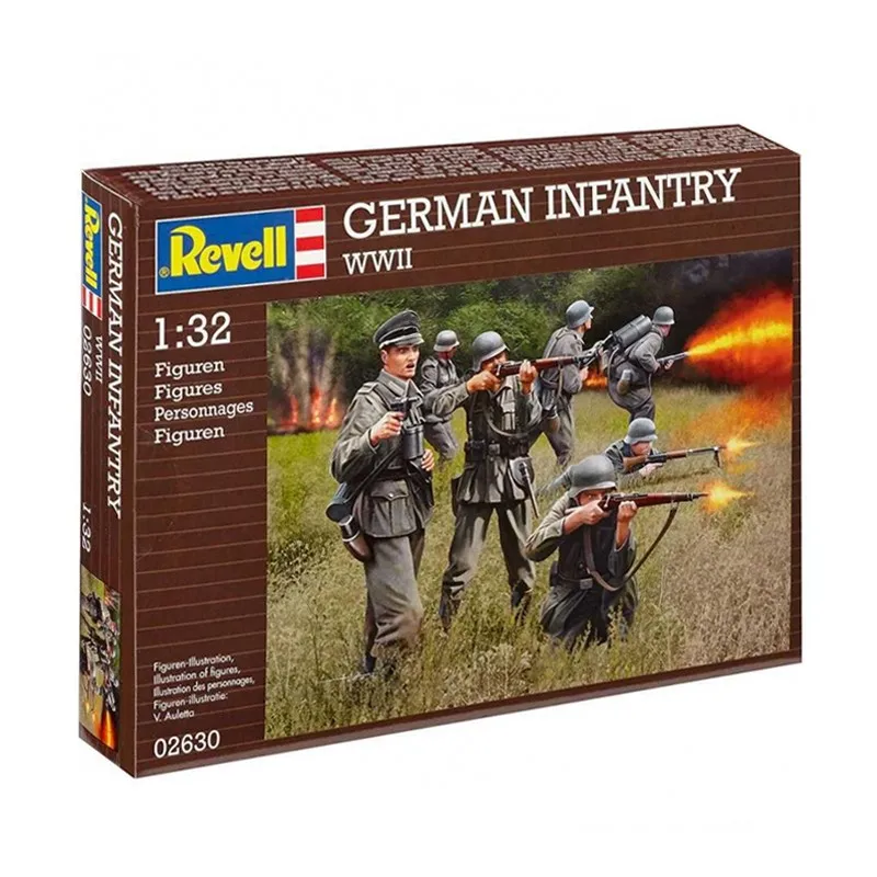 REVELL Сборная модель самолета Модель 1/32 немецкие пехотные фигурки устанавливаются