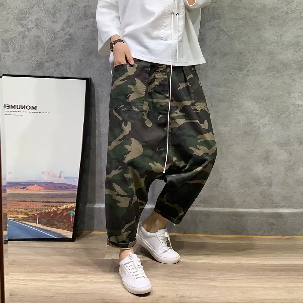 baggy drop crotch pants