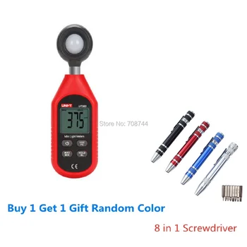 

UNI-T UT383 Lux Mini Digital Light Meters Environmental Testing Equipment Handheld Type Luxmeter Illuminometer
