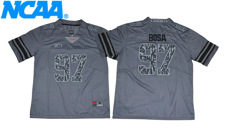 New Arrival High Quality Nick Bosa#97 College T-shirt Sport Jerseys S-XXXL - Цвет: 2