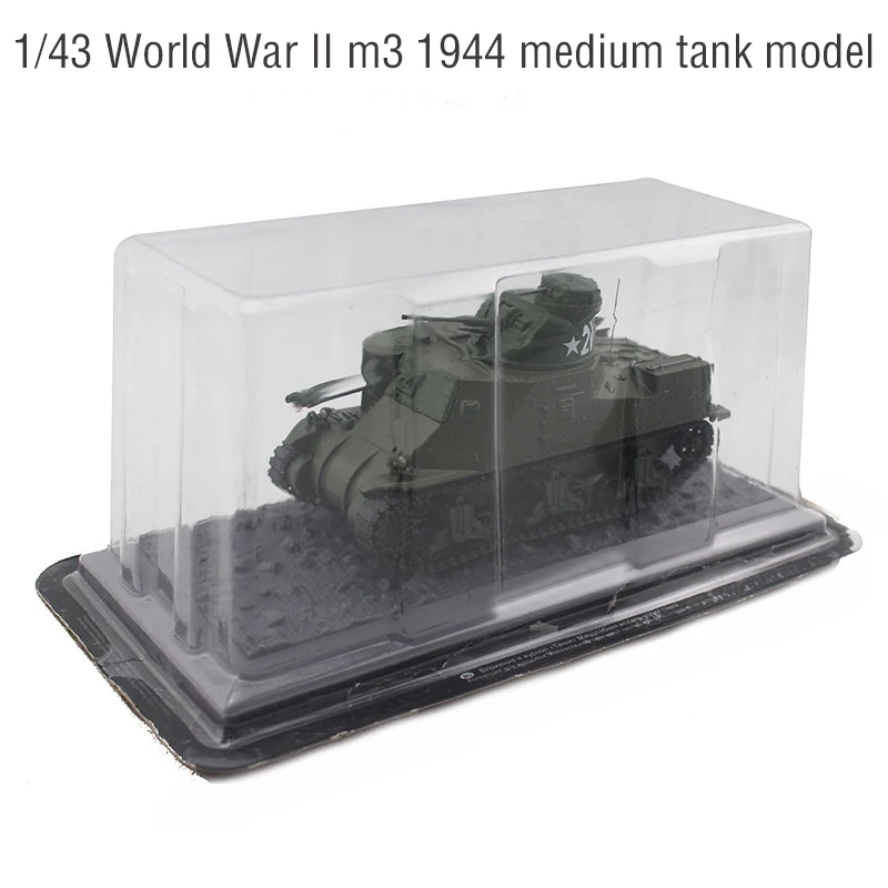 Редкая модель танка среднего размера объемом 1/43 м3 1944 модели союзных войск во